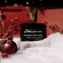 Green Keratin Masque capillaire réparateur, 300g